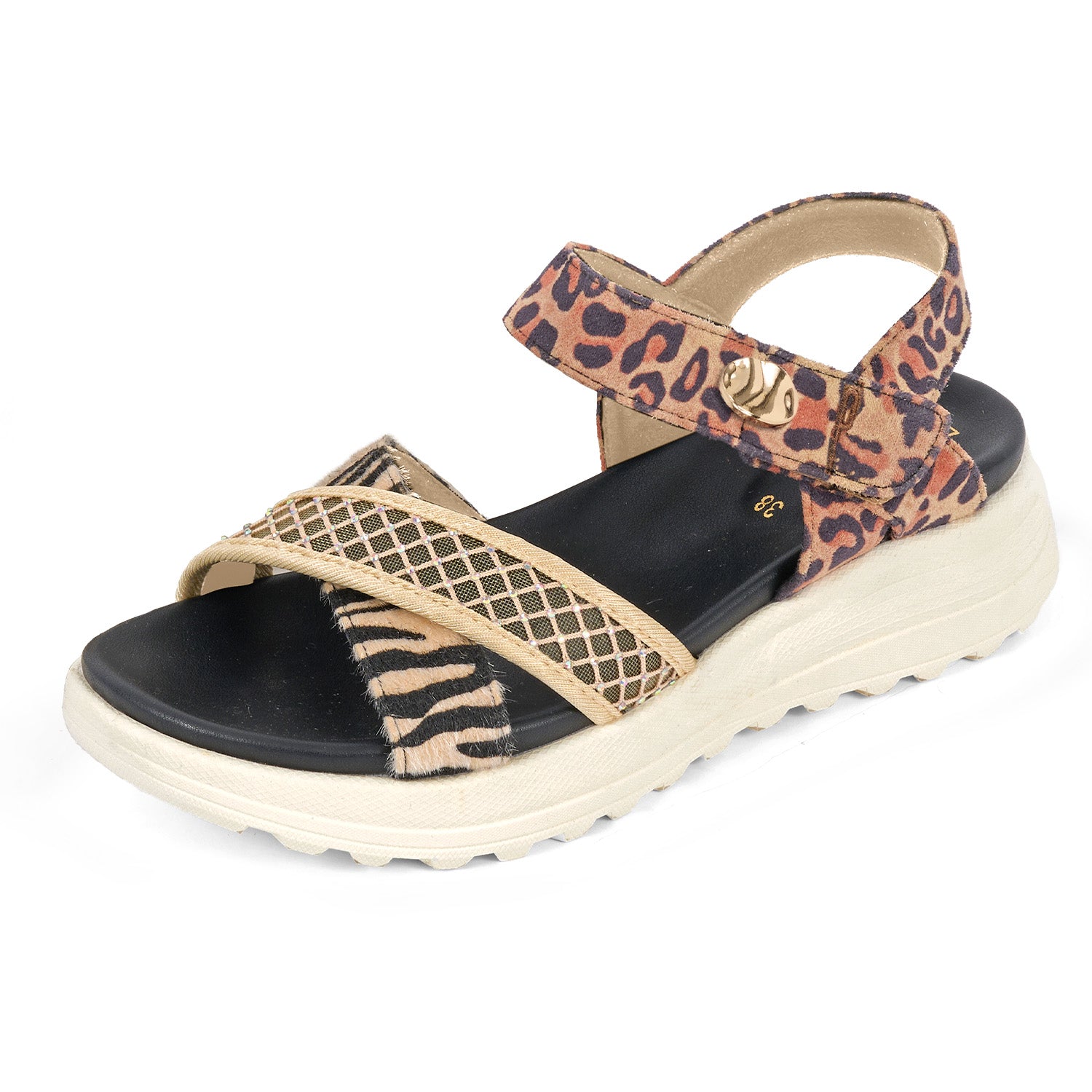 Sandalo Sneaker Mix&amp;Match con Cinturino - Perletti