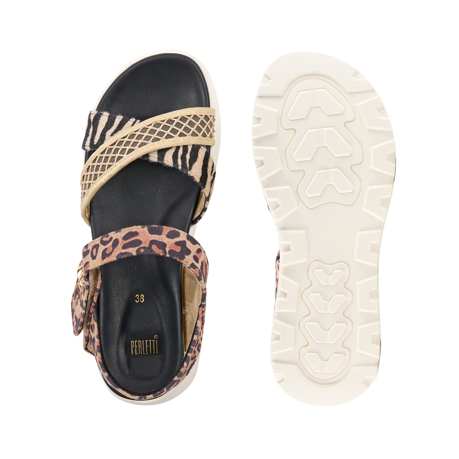 Sandalo Sneaker Mix&amp;Match con Cinturino - Perletti