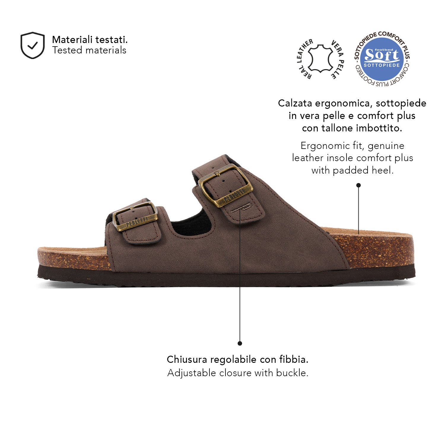 Sandalo Comfort Uomo - Perletti