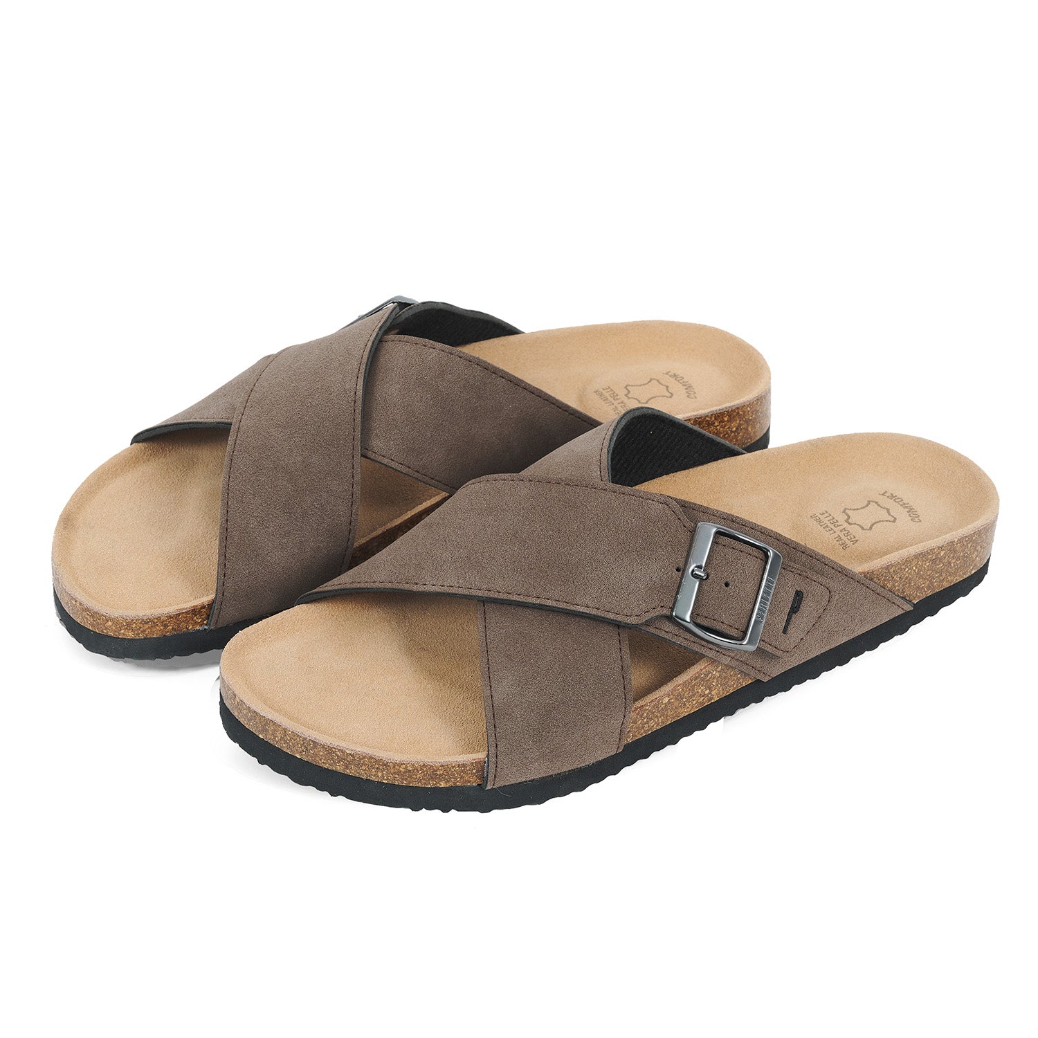 Sandalo Comfort Uomo Incrociato - Perletti