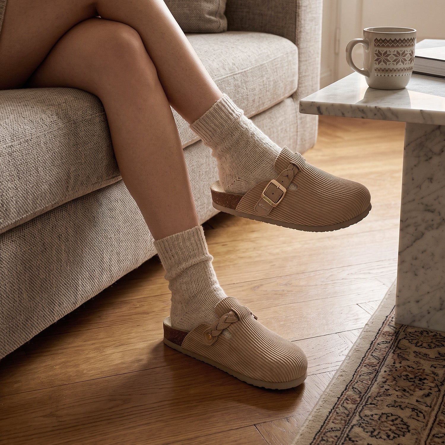 Ciabatte Donna Comfort in Velluto