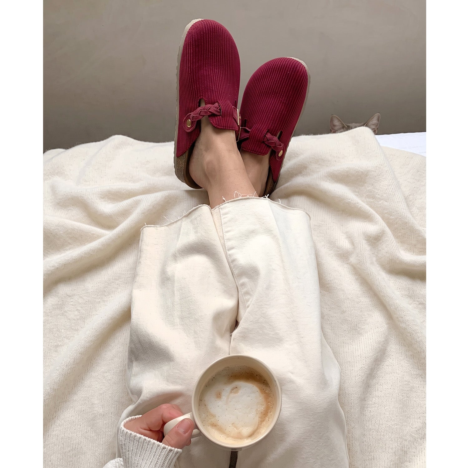 Ciabatte Donna Comfort in Velluto