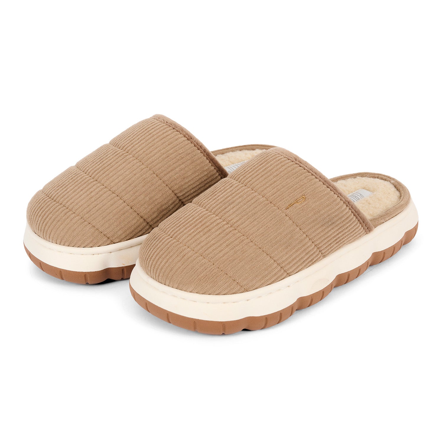 Pantofole Donna in Velluto con Suola Rialzata