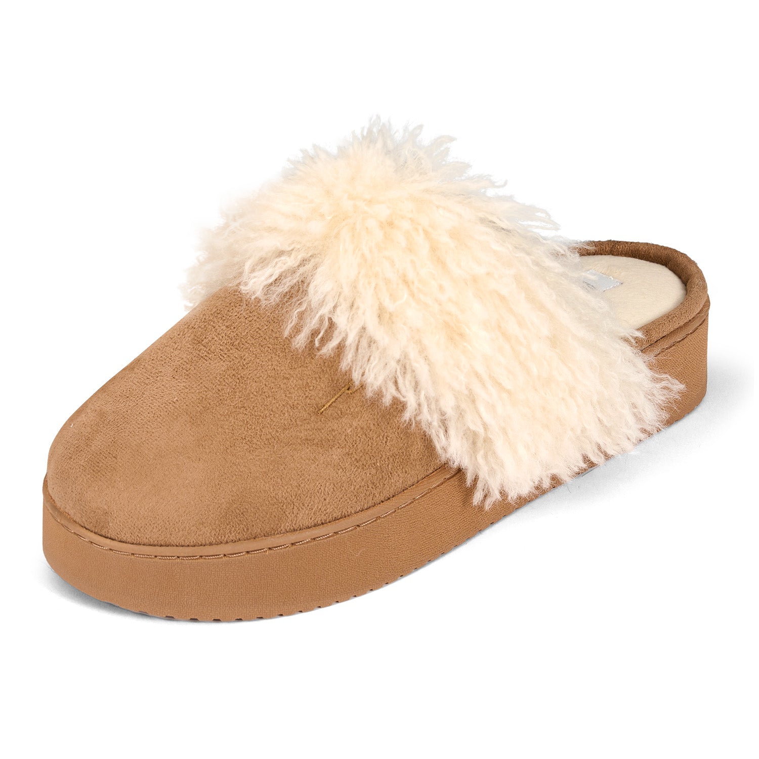 Pantofole Donna Platform con Pelo