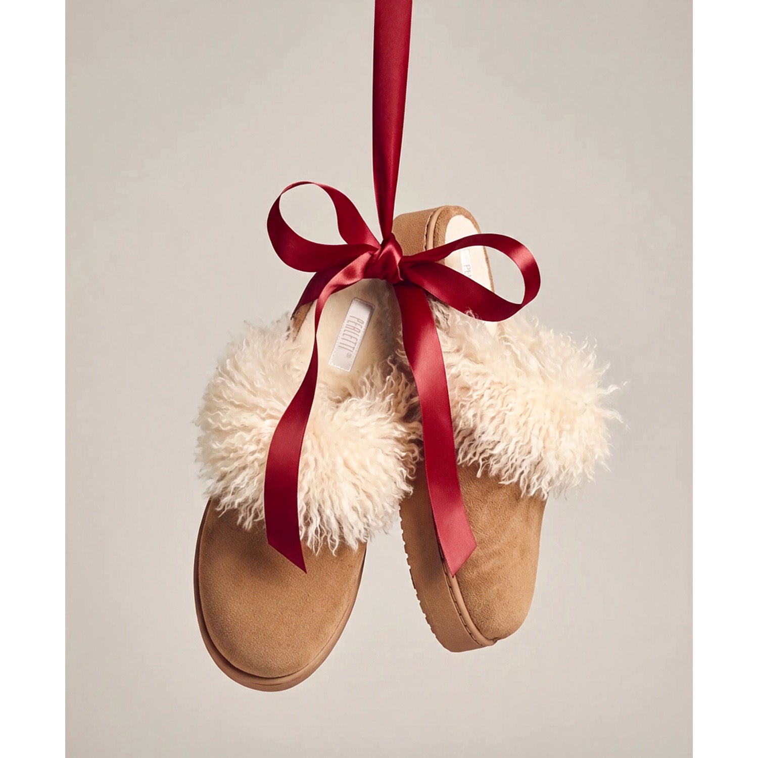 Pantofole Donna Platform con Pelo