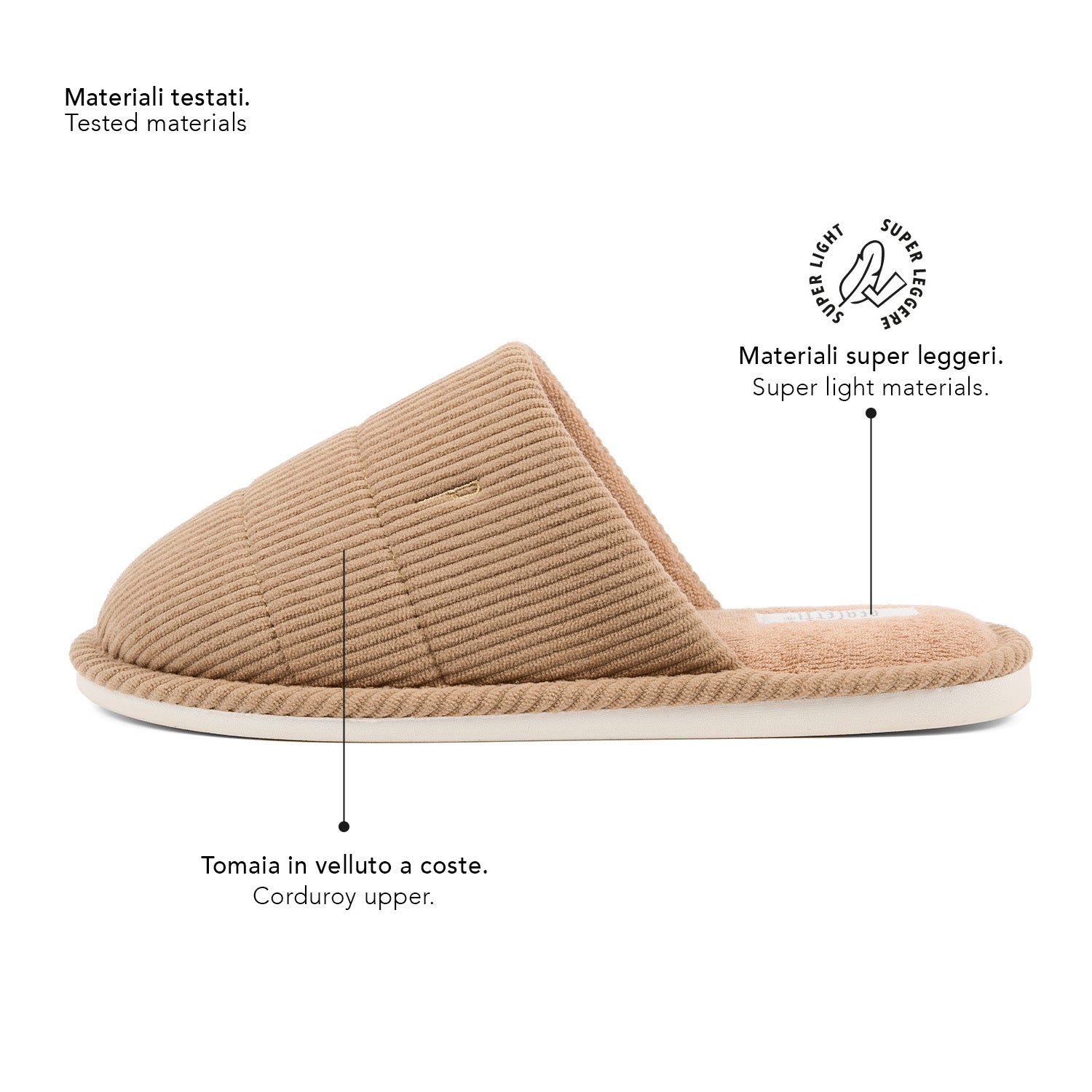 Pantofole Donna Basse in Velluto