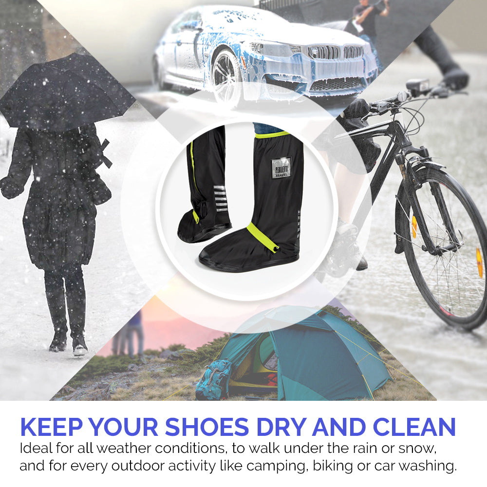 Copriscarpe Catarifrangenti Neri - Perletti