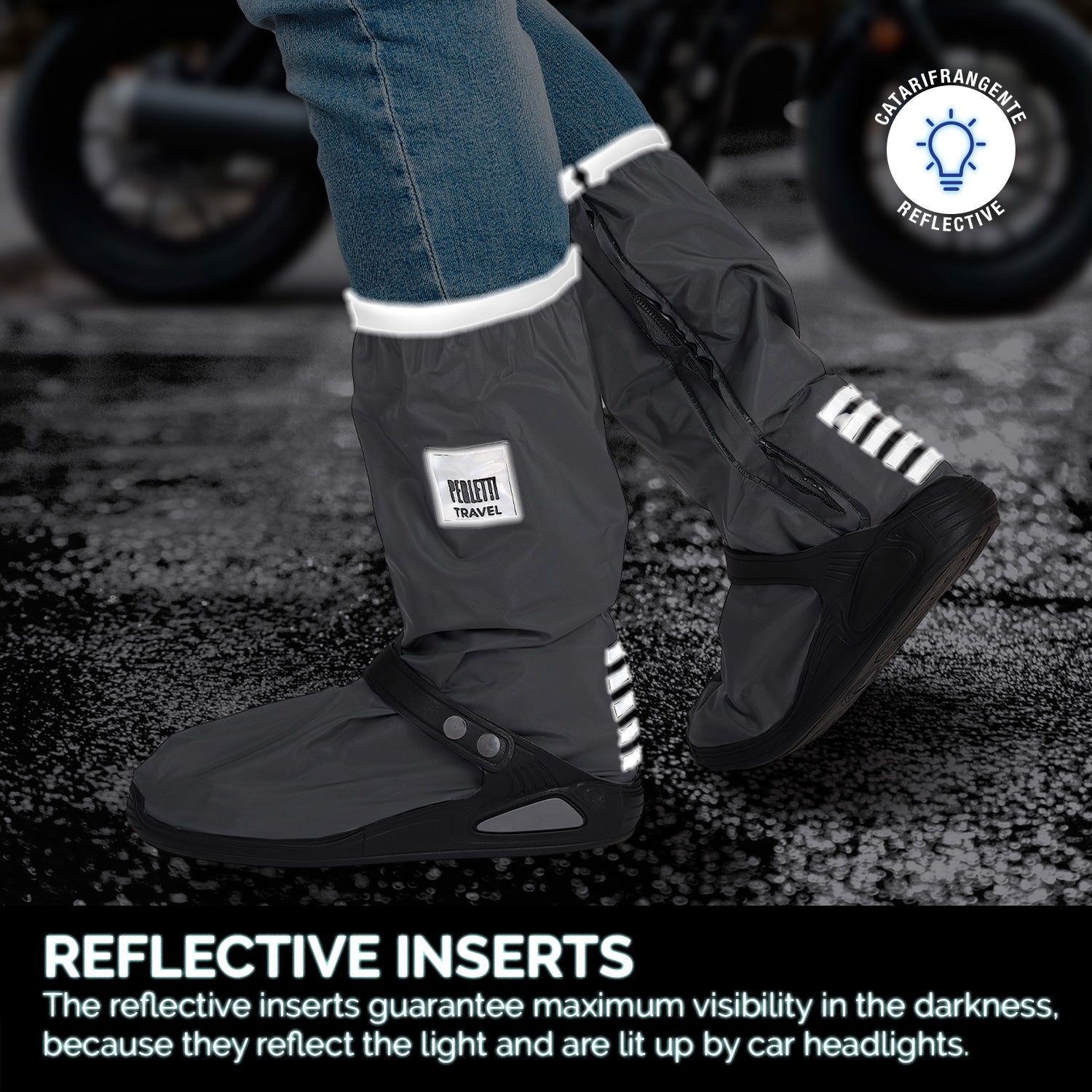 Copriscarpe Alti con Suola Rinforzata - Perletti