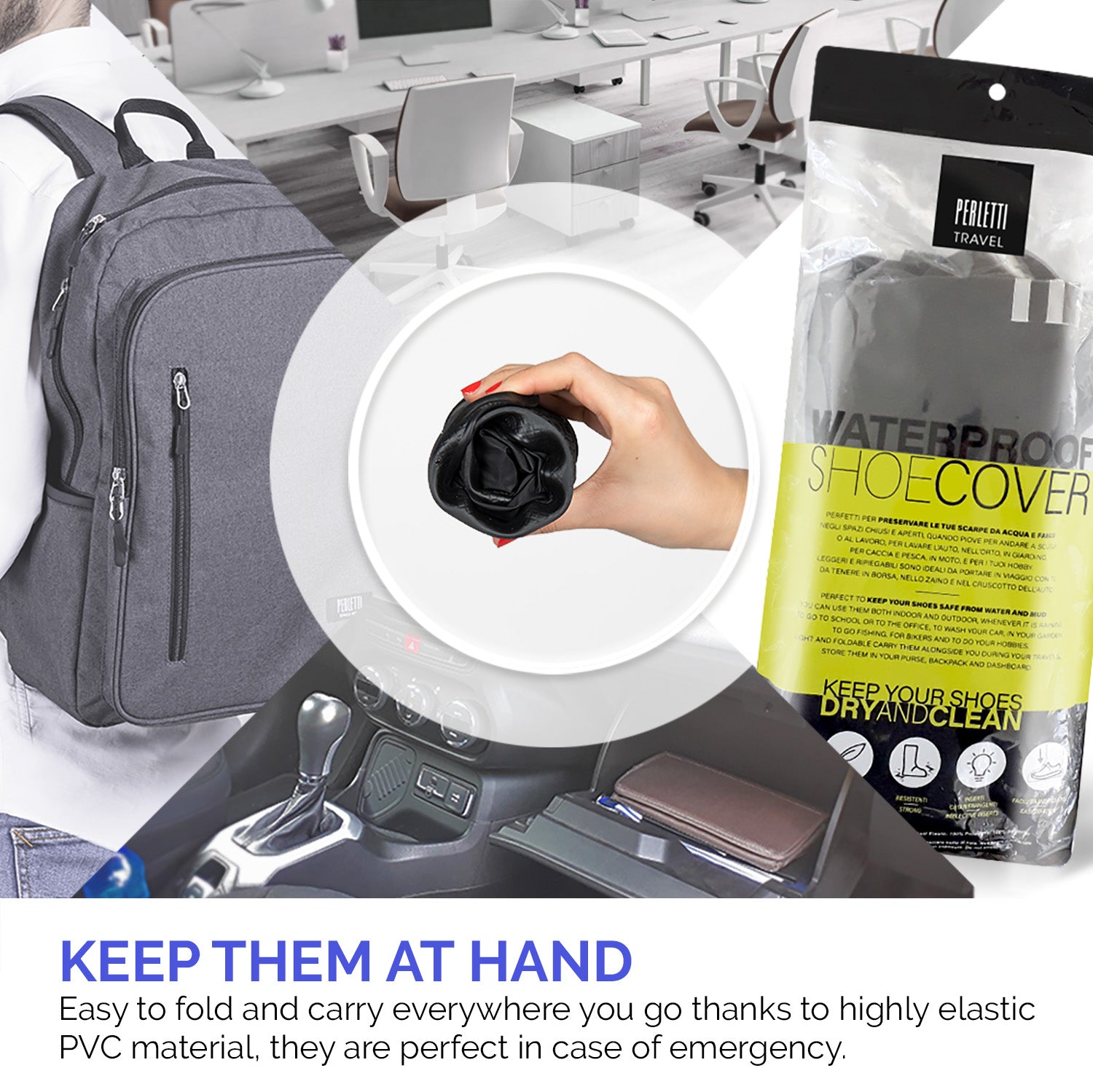 Copriscarpe Alti con Suola Rinforzata - Perletti