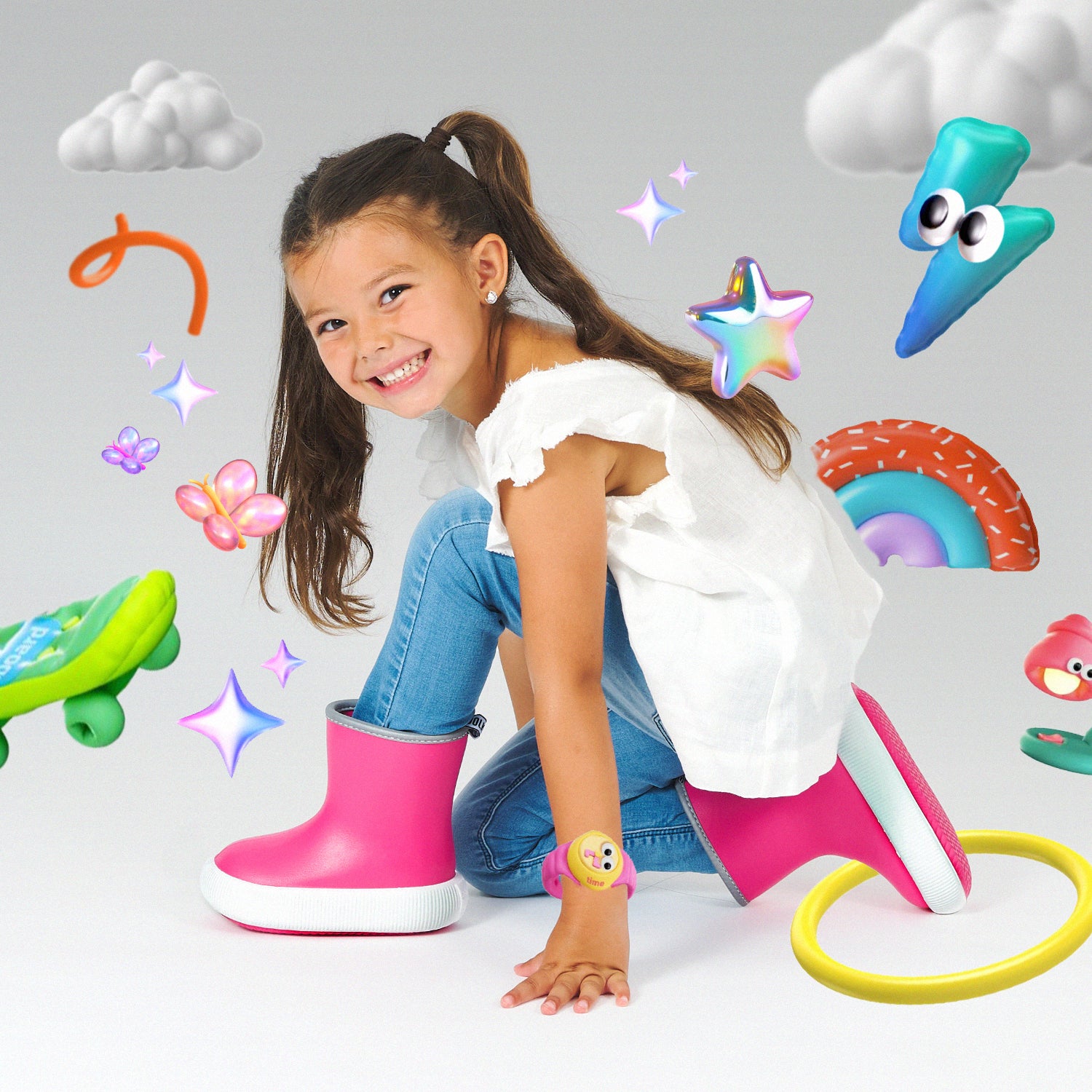 Stivaletti Chunky con Bordo Catarifrangente - Perletti