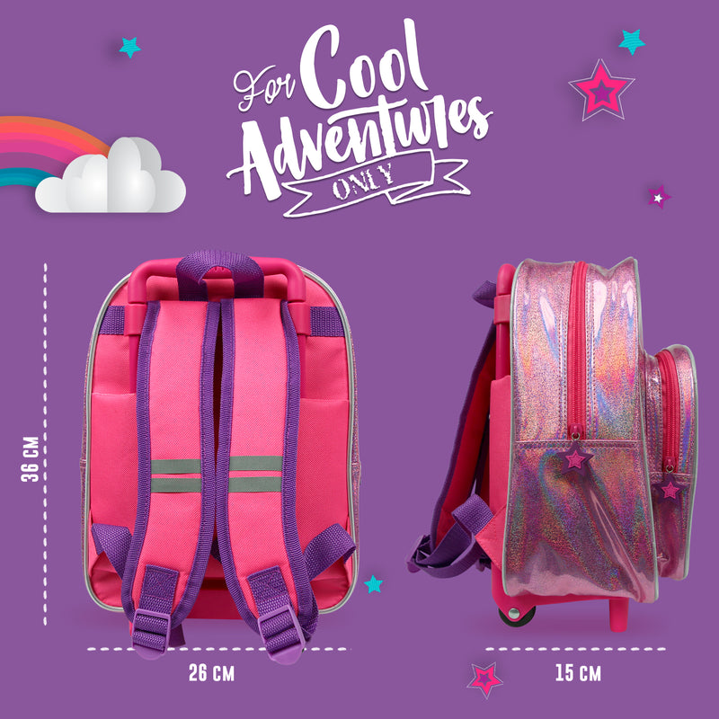 Trolley Unicorno con Dettagli Catarifrangenti - Cool Kids– PERLETTI