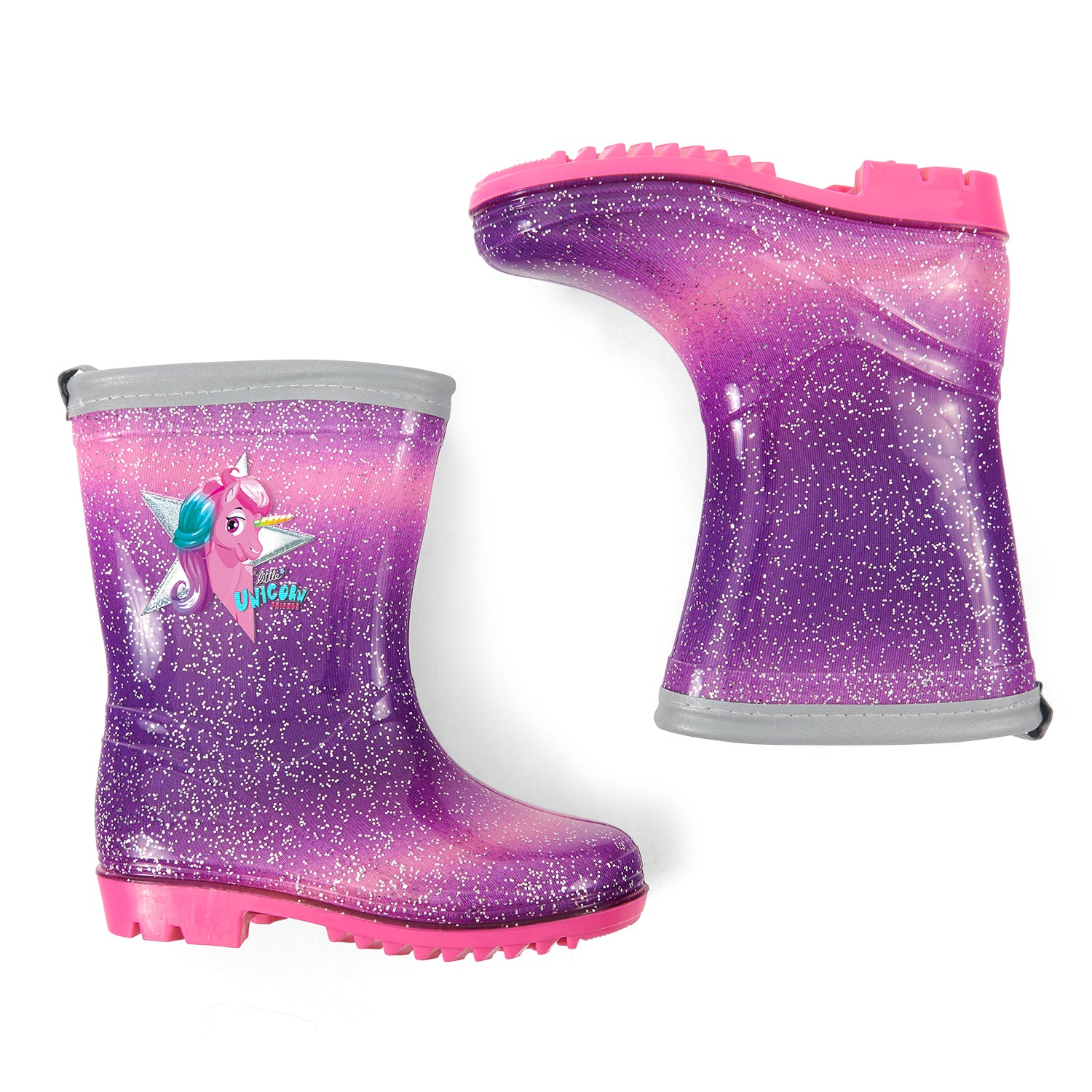 Stivaletti Unicorno Viola - Perletti