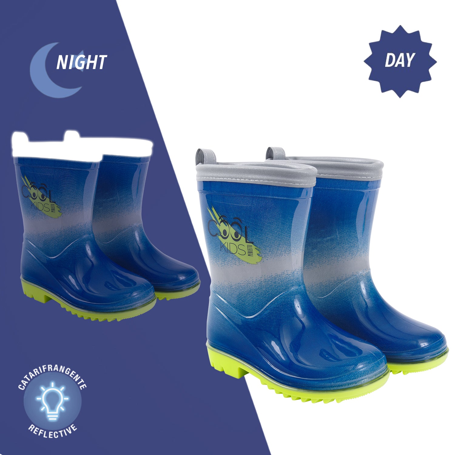 Stivaletti Blu e Verdi - Perletti