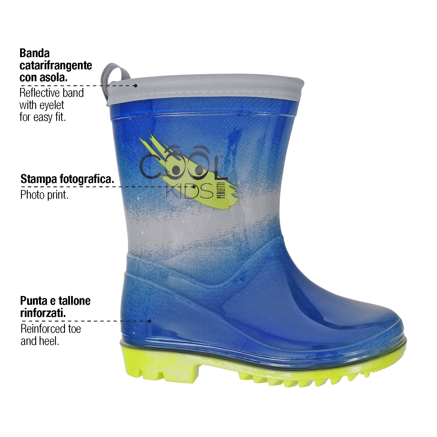 Stivaletti Blu e Verdi - Perletti